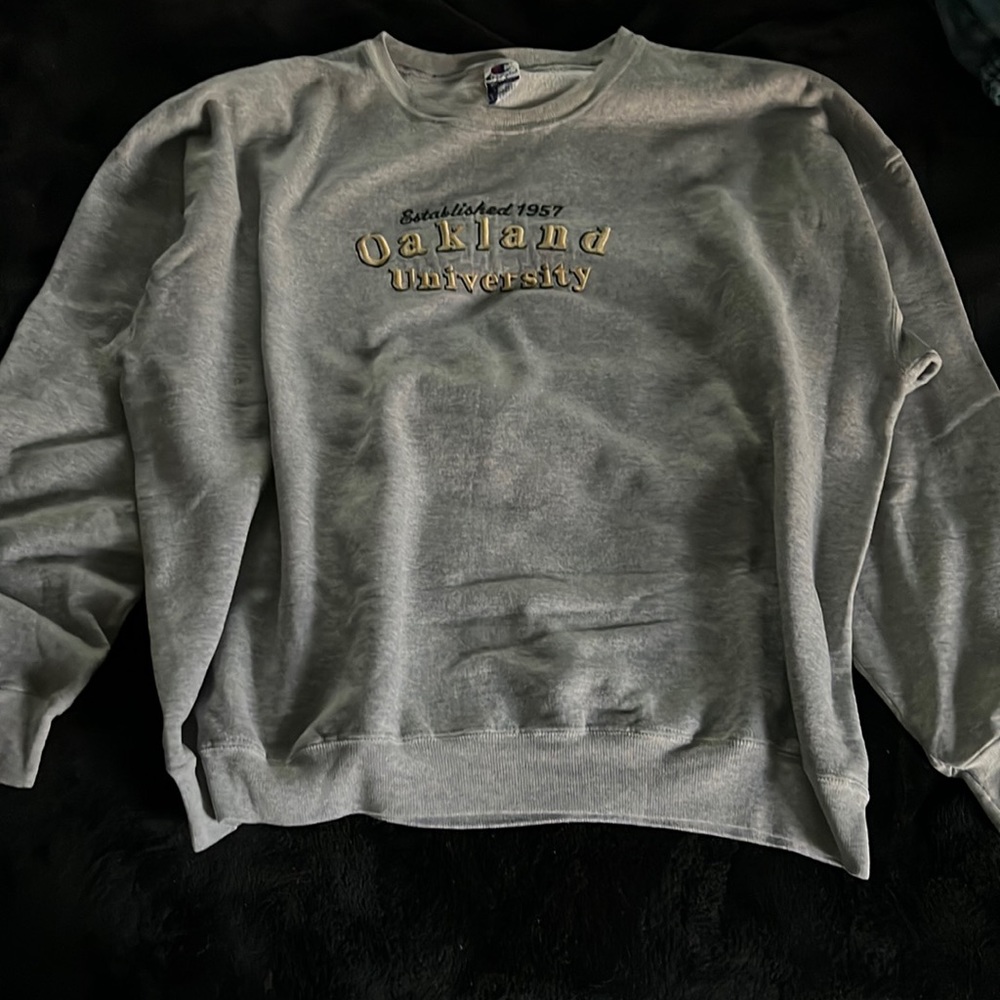 vintage champion oakland U crewneck
